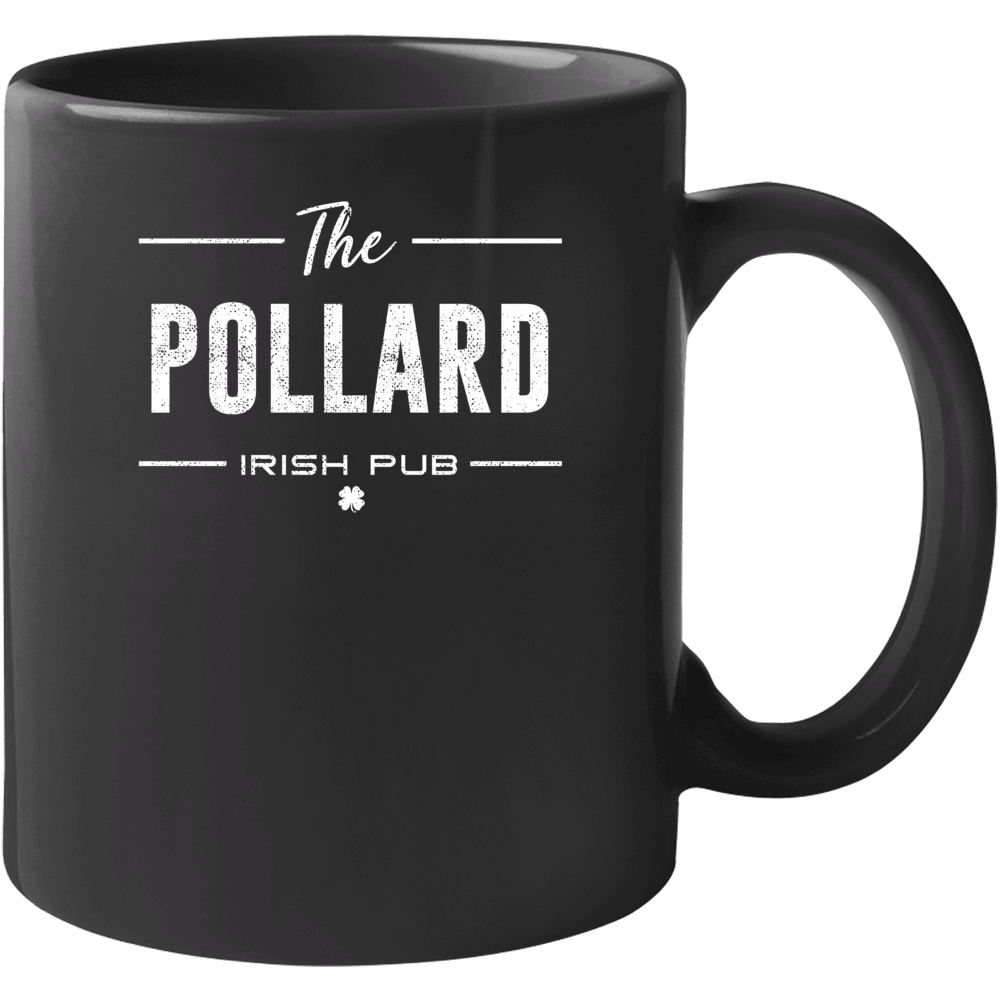 Pollard Irish Pub St Patrick's Day Custom Last Name Beer Party Mug Pollard Irish Pub St Patrick's Day Custom Last Name Beer Party Mug