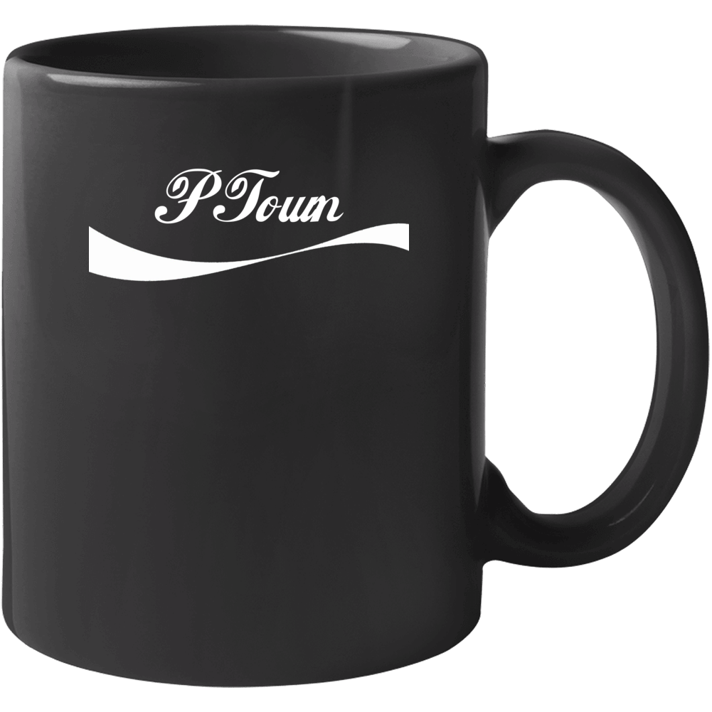 P Town Powder Springs Usa Cola Parody Mug P Town Powder Springs Usa Cola Parody Mug