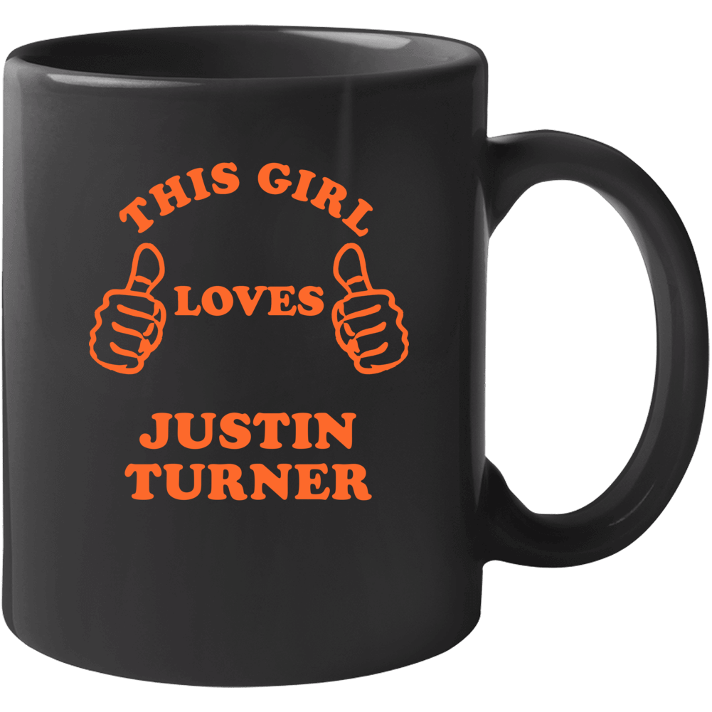 Justin Turner New York Brooklyn Baseball Sports This Girl Loves Mug