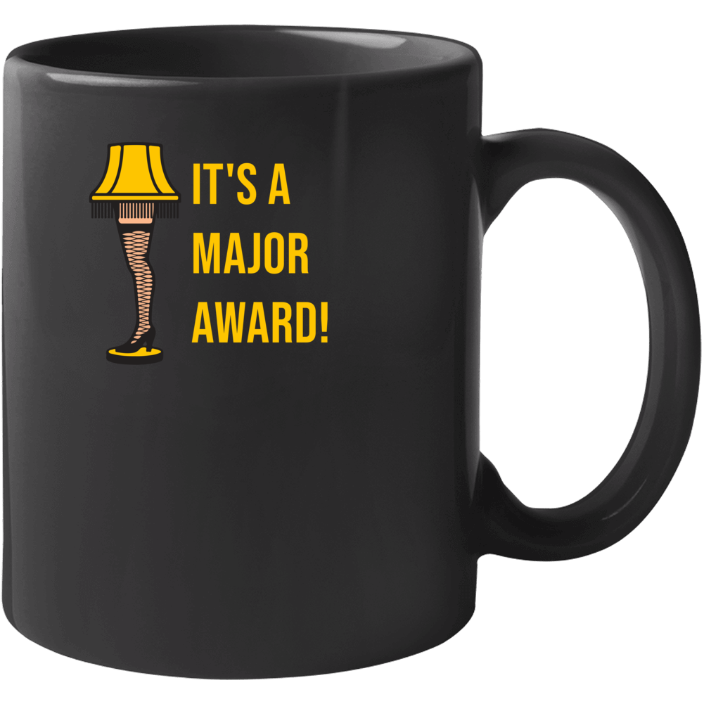 It's A Major Award Christmas Story Retro Movie Quote Leg Lamp Mug