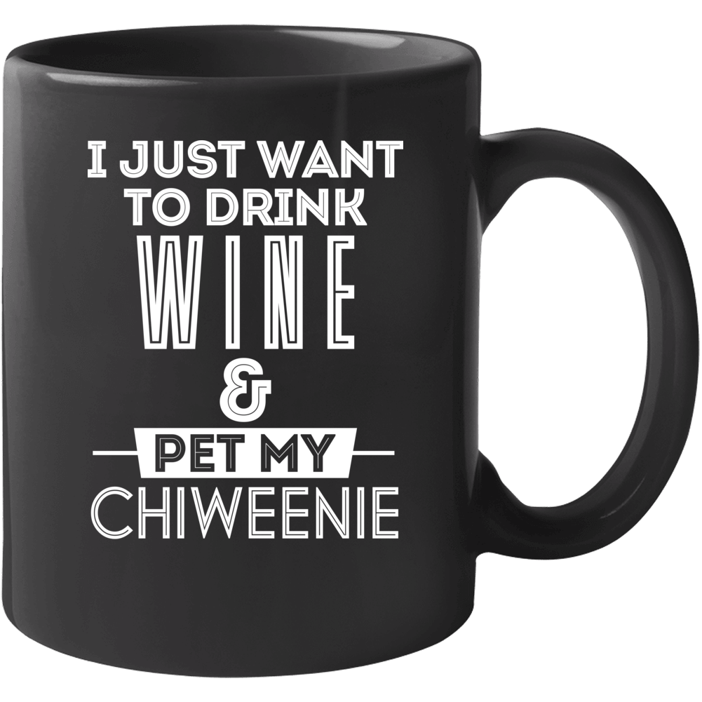Drink Wine And Pet My  Customizable Mug