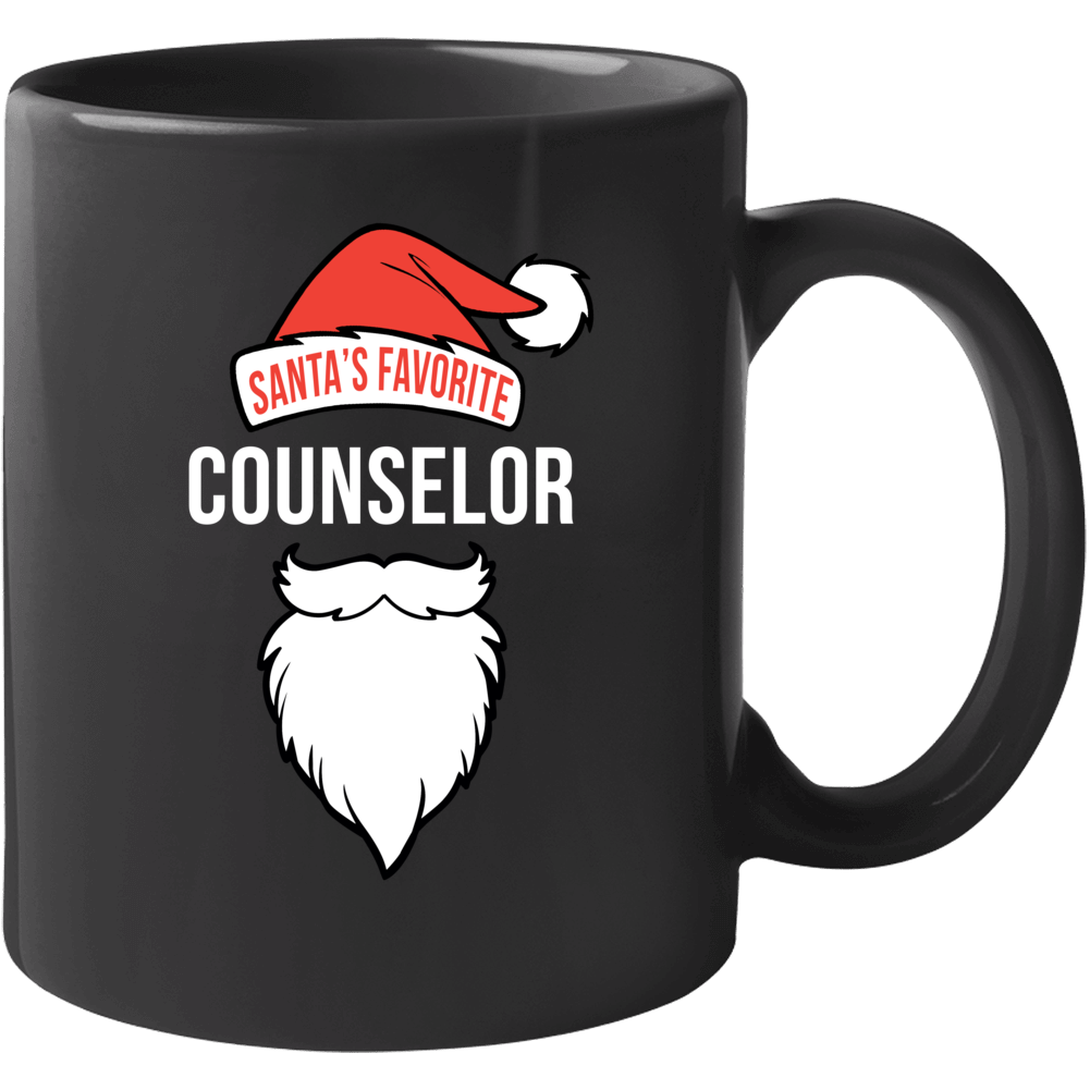 Counselor Santas Favorite Cute Occupation Christmas Mug