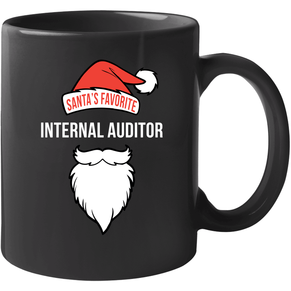 Internal Auditor Santas Favorite Cute Occupation Christmas Mug