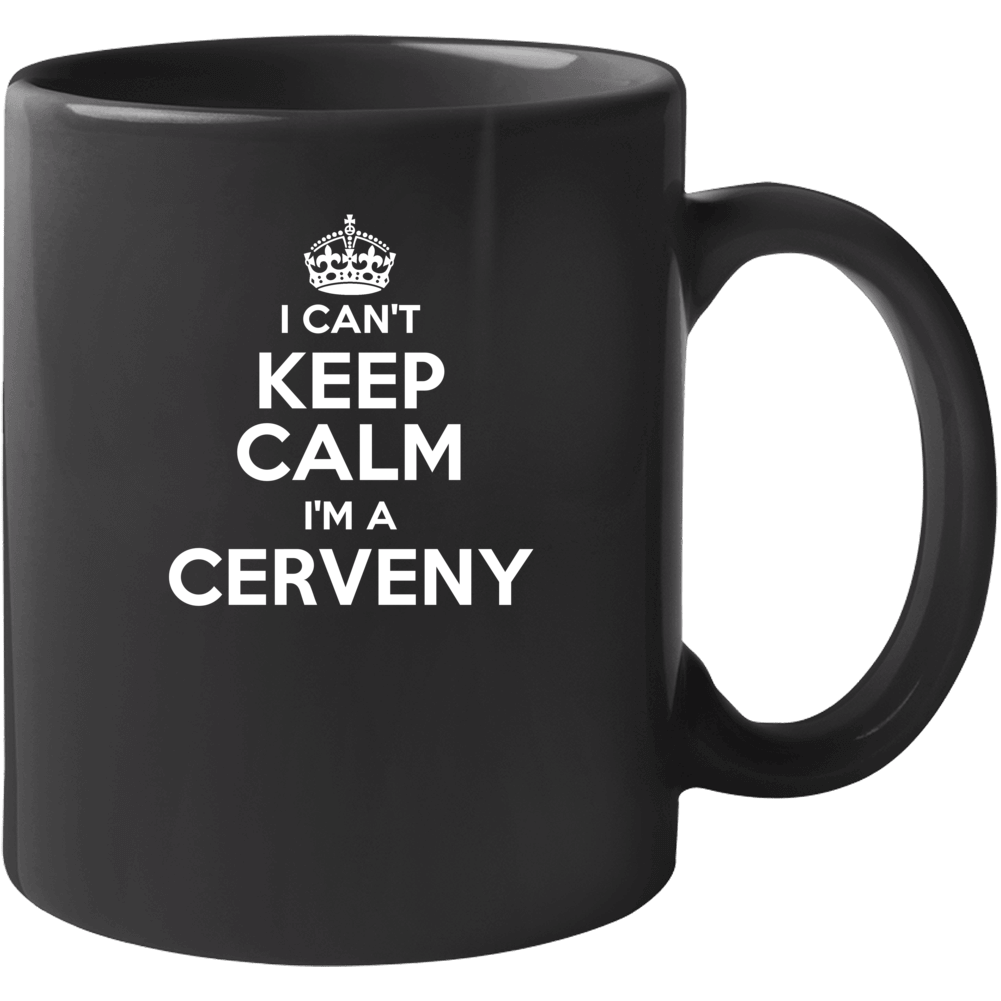 Cerveny I Can't Keep Calm Parody Mug