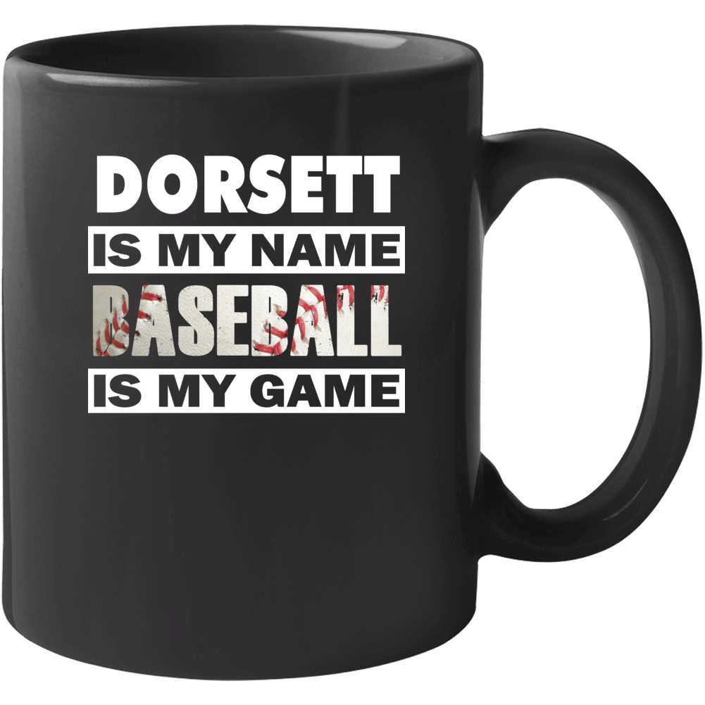 Name Is My Name Baseball My Game Cool Sports Customizable Mug