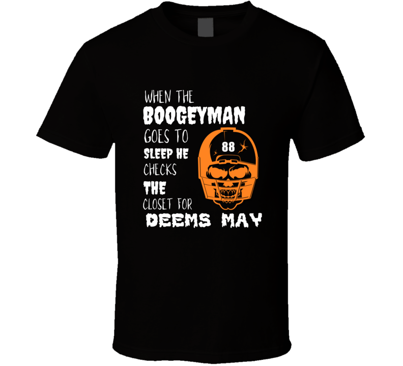 Deems May North Carolina Football Boogeyman Halloween Costume Fan Gift