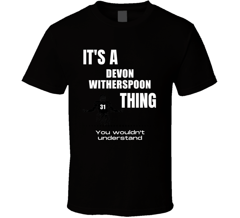 Devon Witherspoon Thing You Wouldn't Understand Illinois Football Fan 