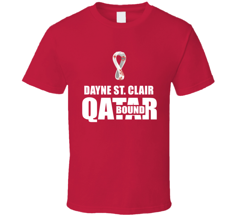 Dayne St Clair Team Canada Qatar Bound World Cup Soccer Fan Football S Dayne St Clair Team Canada Qatar Bound World Cup Soccer Fan Football S