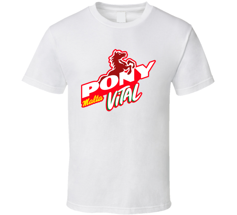 Pony Malta Colombia Soft Drink Fan Gift Present T Shirt