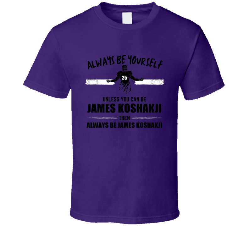 James Koshakji Always Be Yourself Tcu Football Fan Present Gift T Shir James Koshakji Always Be Yourself Tcu Football Fan Present Gift T Shir