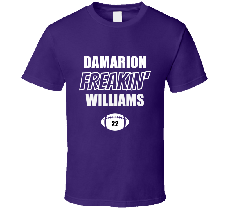 Damarion Freakin Williams Baltimore Football Fan Present Gift T Shirt