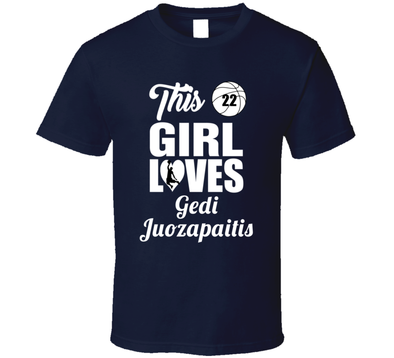 This Girl Loves Gedi Juozapaitis Maine Basketball Fan Gift T Shirt
