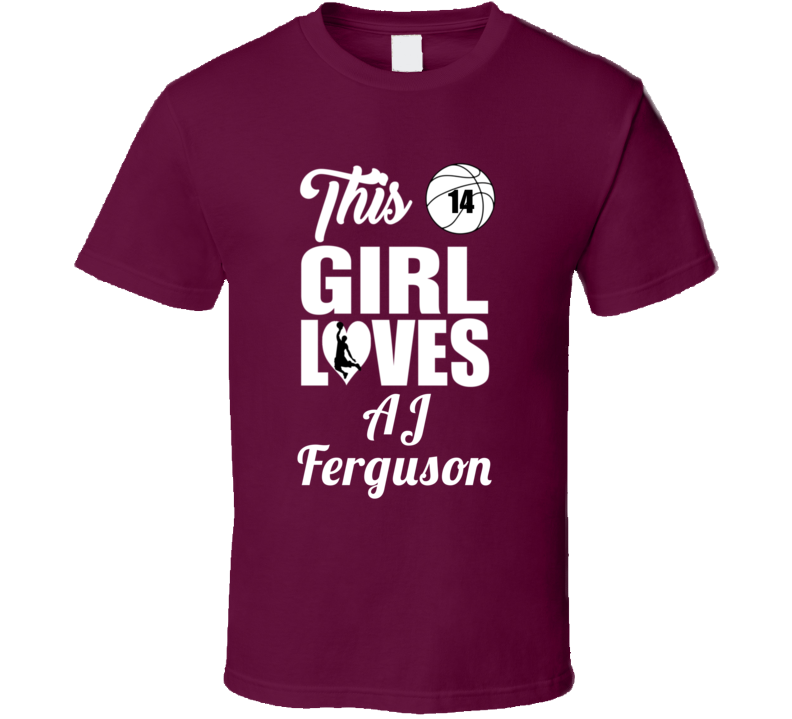 This Girl Loves Aj Ferguson Southern Illinois Basketball Fan Gift T Sh
