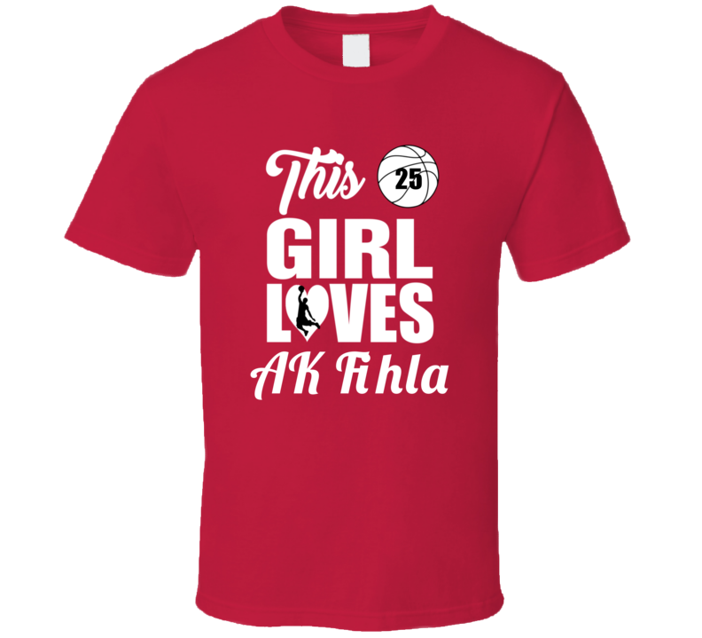This Girl Loves Ak Fihla Temple Basketball Fan Gift T Shirt
