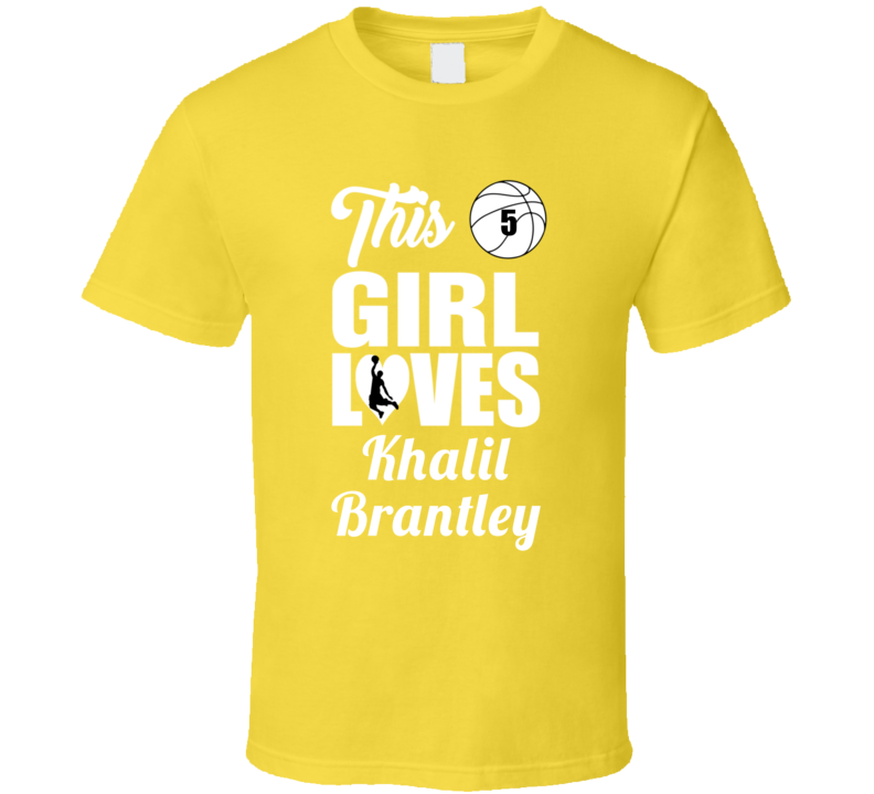 This Girl Loves Khalil Brantley La Salle Basketball Fan Gift T Shirt