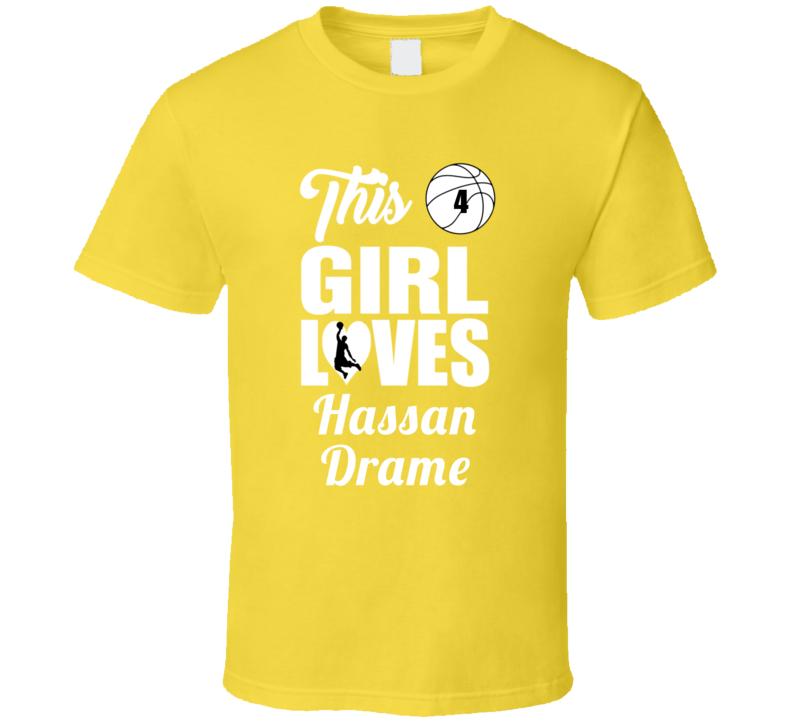 This Girl Loves Hassan Drame La Salle Basketball Fan Gift T Shirt