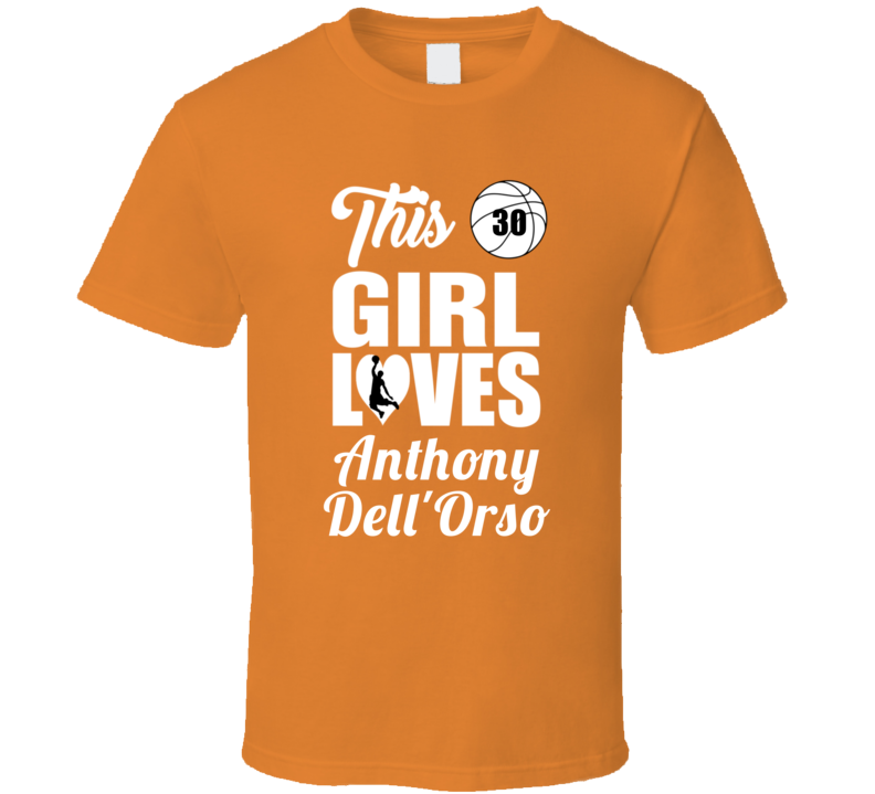 This Girl Loves Anthony Dell'orso Campbell Basketball Fan Gift T Shirt
