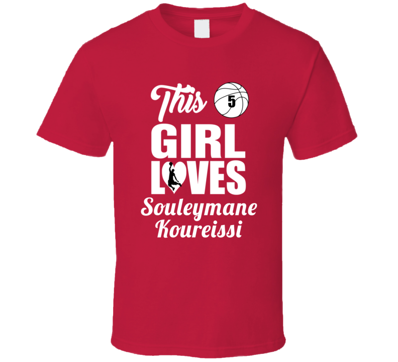 This Girl Loves Souleymane Koureissi Radford Basketball Fan Gift T Shi