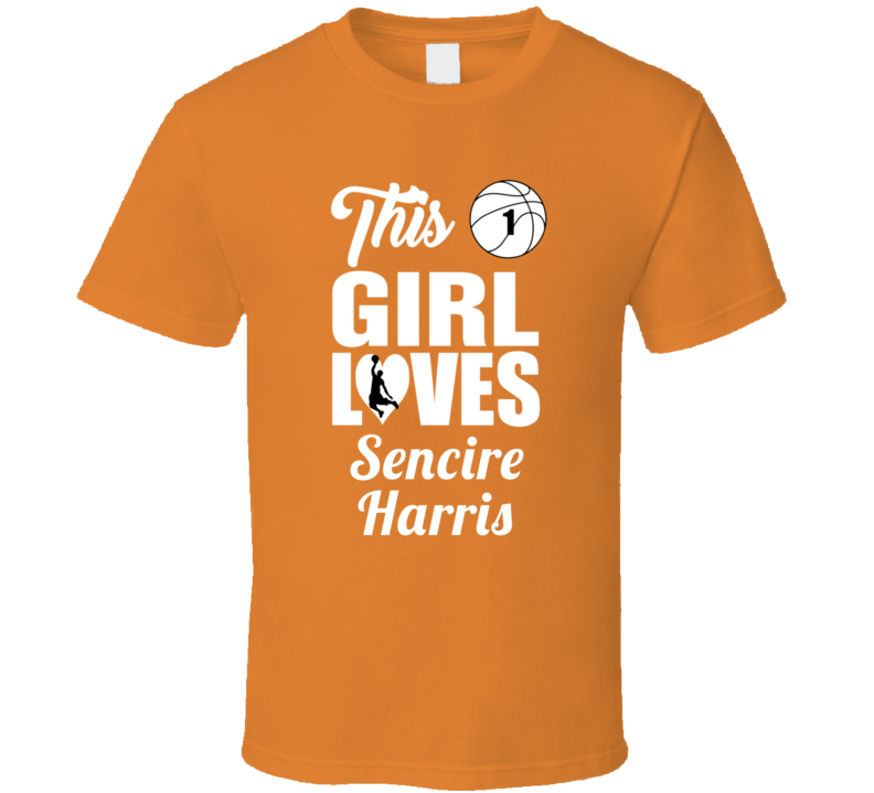 This Girl Loves Sencire Harris Illinois Basketball Fan Gift T Shirt