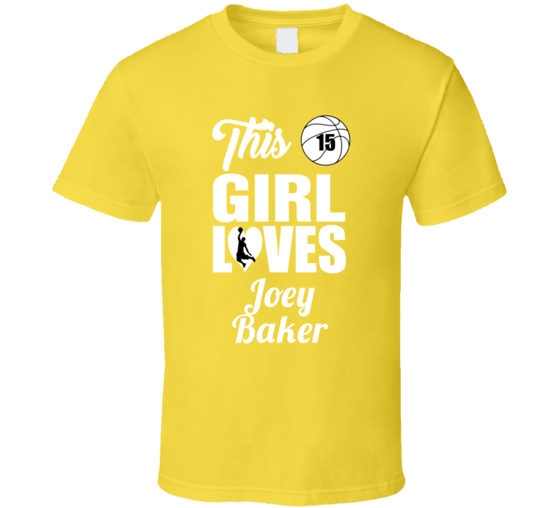This Girl Loves Joey Baker Michigan Basketball Fan Gift T Shirt