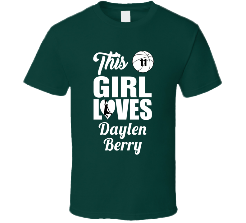 This Girl Loves Daylen Berry Charlotte Basketball Fan Gift T Shirt