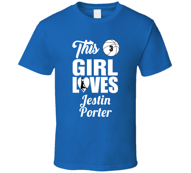This Girl Loves Jestin Porter Middle Tennessee Basketball Fan Gift T S
