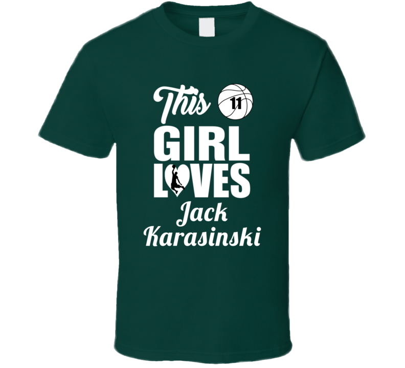 This Girl Loves Jack Karasinski William & Mary Basketball Fan Gift This Girl Loves Jack Karasinski William & Mary Basketball Fan Gift