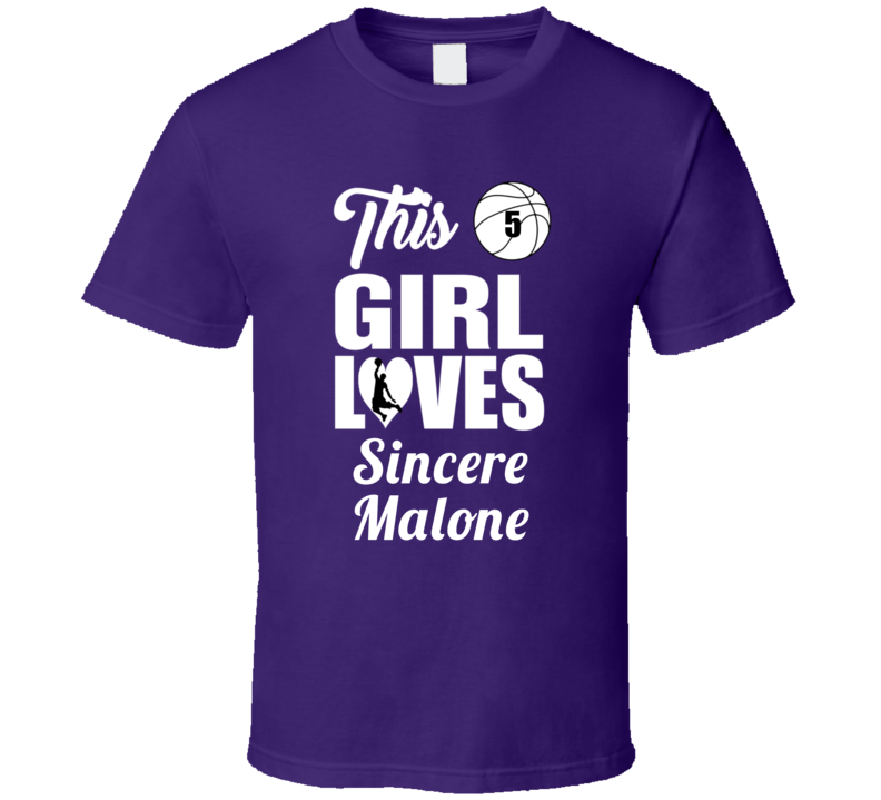 This Girl Loves Sincere Malone Eastern Illinois Basketball Fan Gift T This Girl Loves Sincere Malone Eastern Illinois Basketball Fan Gift T