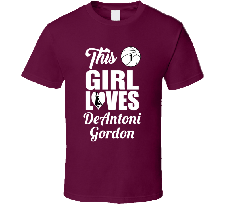 This Girl Loves Deantoni Gordon Little Rock Basketball Fan Gift T Shir This Girl Loves Deantoni Gordon Little Rock Basketball Fan Gift T Shir