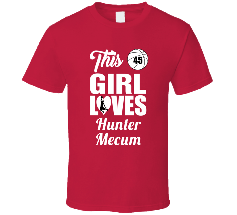 This Girl Loves Hunter Mecum Utah Basketball Fan Gift T Shirt This Girl Loves Hunter Mecum Utah Basketball Fan Gift T Shirt