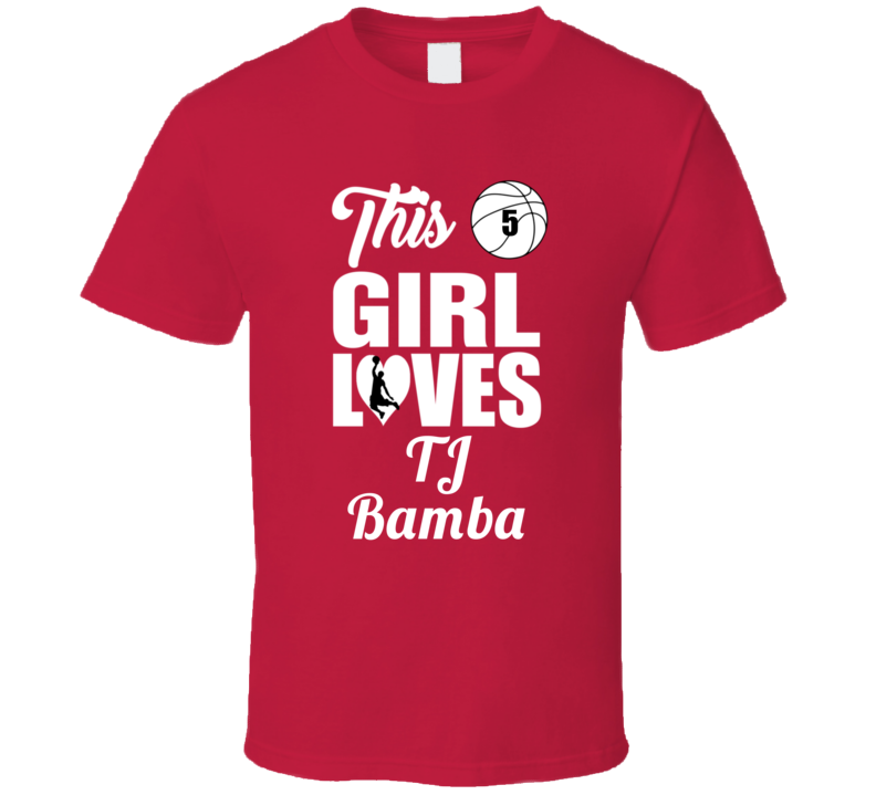 This Girl Loves Tj Bamba Washington State Basketball Fan Gift T Shirt