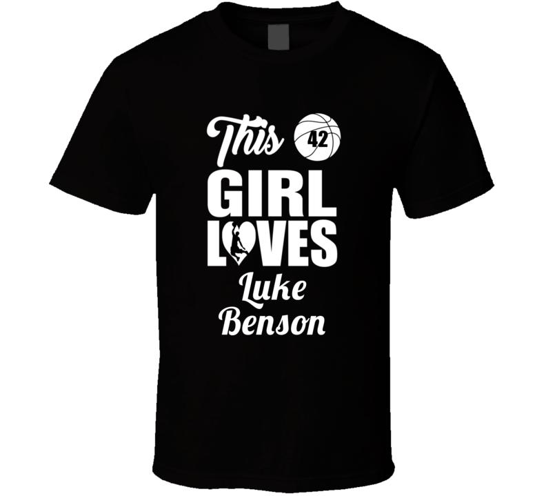 This Girl Loves Luke Benson Army Basketball Fan Gift T Shirt This Girl Loves Luke Benson Army Basketball Fan Gift T Shirt