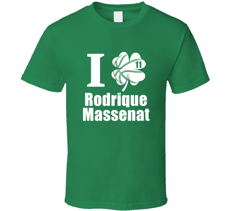 I Clover Rodrique Massenat St Patrick's Day Austin Peay Basketball Fan I Clover Rodrique Massenat St Patrick's Day Austin Peay Basketball Fan