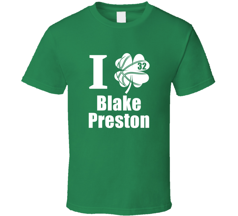 I Clover Blake Preston St Patrick's Day Liberty Basketball Fan Party T I Clover Blake Preston St Patrick's Day Liberty Basketball Fan Party T