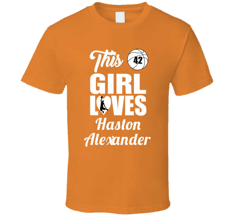 This Girl Loves Haston Alexander Auburn Basketball Fan Gift T Shirt