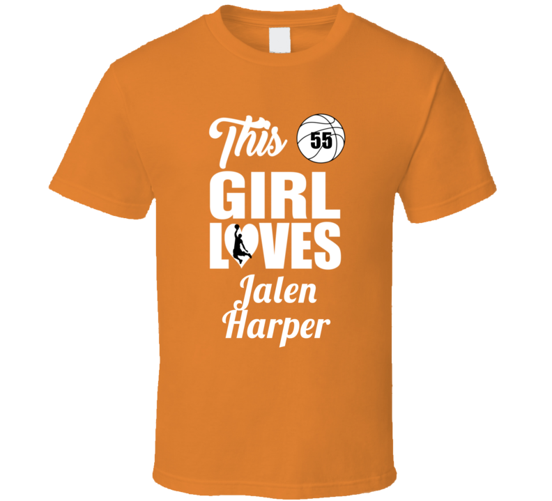 This Girl Loves Jalen Harper Auburn Basketball Fan Gift T Shirt