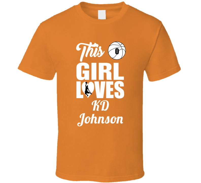 This Girl Loves Kd Johnson Auburn Basketball Fan Gift T Shirt