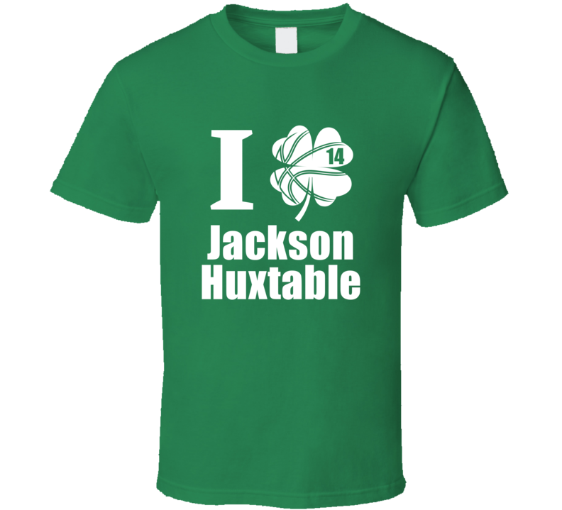 I Clover Jackson Huxtable St Patrick's Day Stetson Basketball Fan Part