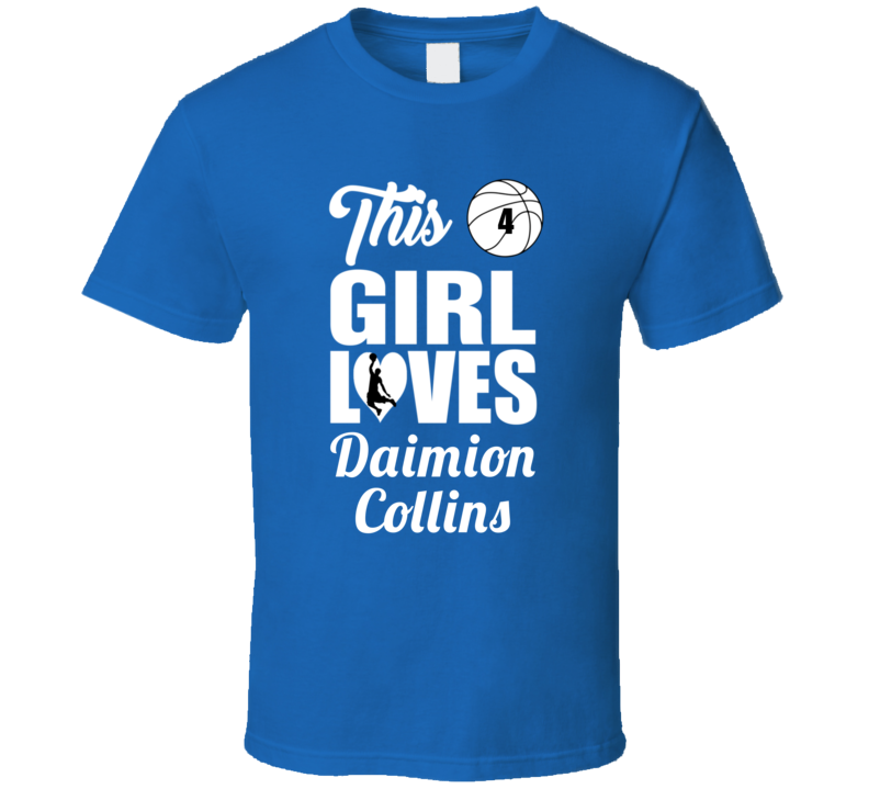 This Girl Loves Daimion Collins Kentucky Basketball Fan Gift T Shirt
