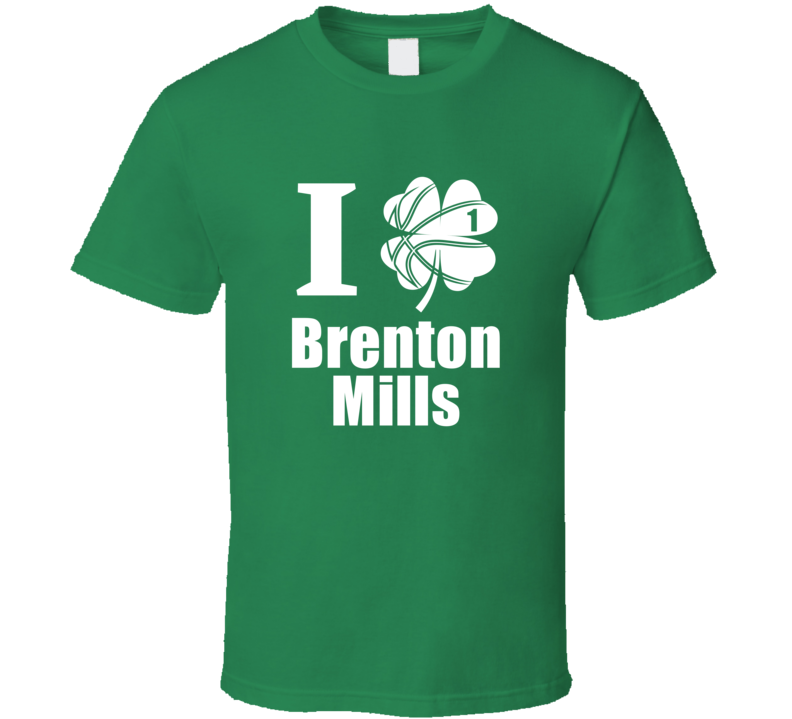 I Clover Brenton Mills St Patrick's Day Bowling Green Basketball Fan P