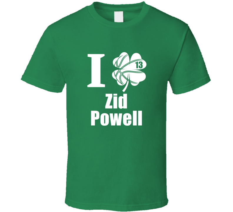 I Clover Zid Powell St Patrick's Day Buffalo Basketball Fan Party T Sh