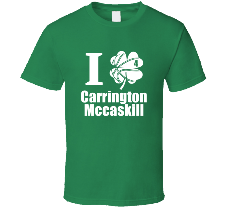 I Clover Carrington Mccaskill St Patrick's Day Central Michigan Basket