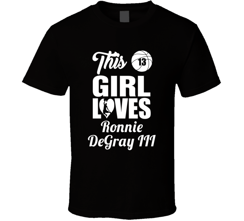 This Girl Loves Ronnie Degray Iii Missouri Basketball Fan Gift T Shirt