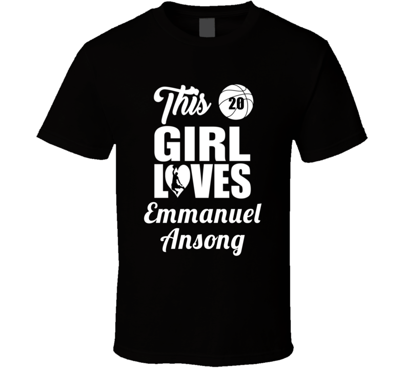 This Girl Loves Emmanuel Ansong Vanderbilt Basketball Fan Gift T Shirt