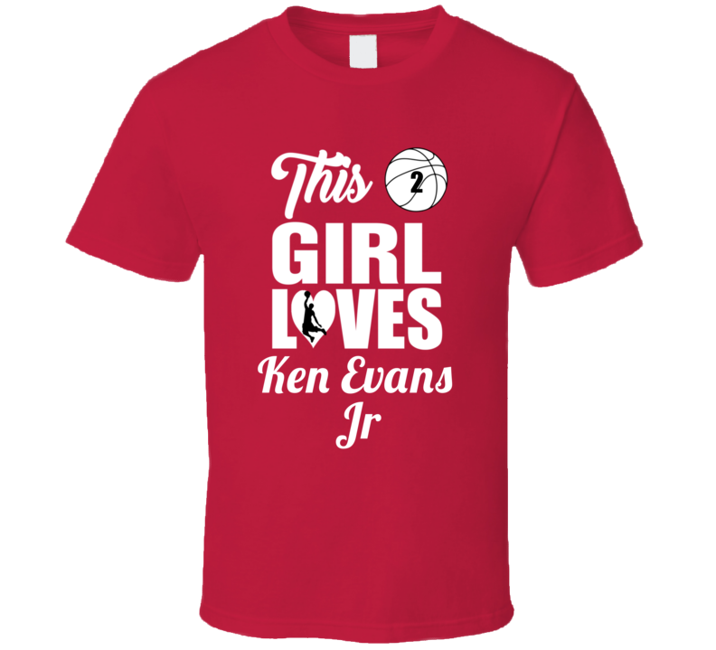 This Girl Loves Ken Evans Jr Jackson State Basketball Fan Gift T Shirt