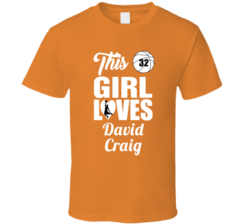 This Girl Loves David Craig Mercer Basketball Fan Gift T Shirt