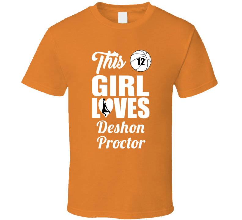 This Girl Loves Deshon Proctor Houston Basketball Fan Gift T Shirt