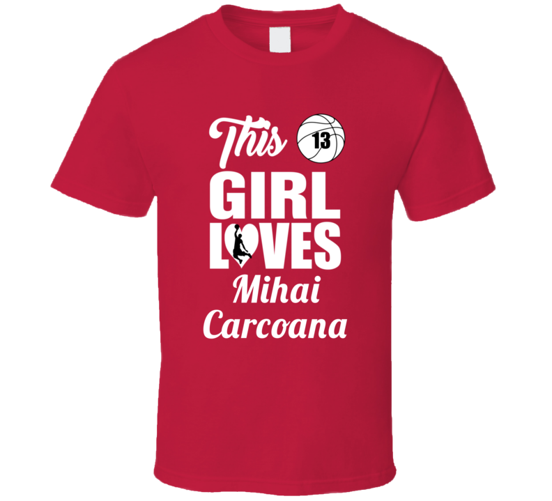 This Girl Loves Mihai Carcoana South Dakota Basketball Fan Gift T Shir