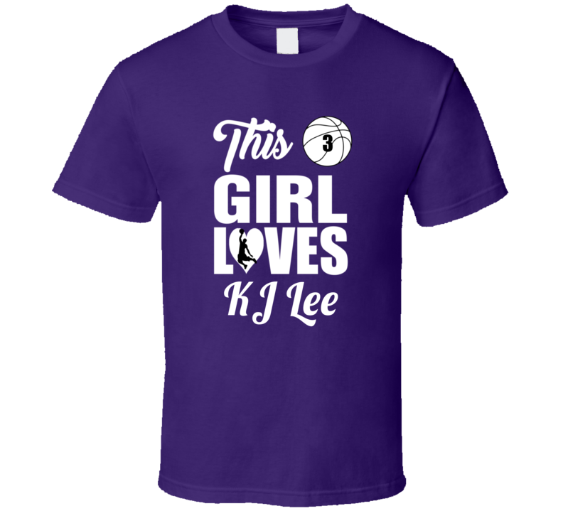 This Girl Loves Kj Lee Western Illinois Basketball Fan Gift T Shirt