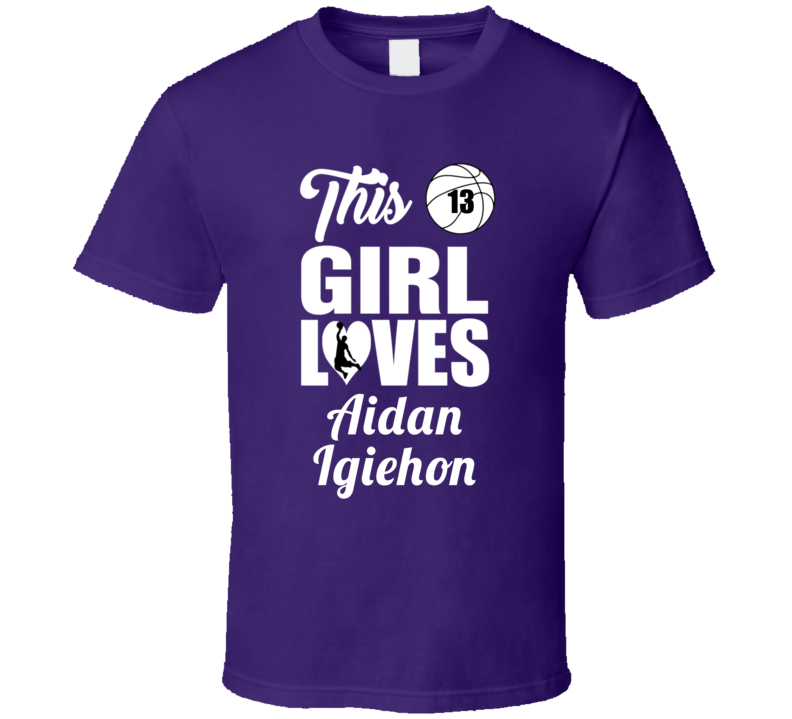This Girl Loves Aidan Igiehon Grand Canyon Basketball Fan Gift T Shirt This Girl Loves Aidan Igiehon Grand Canyon Basketball Fan Gift T Shirt